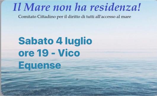 Sabato a Vico flashmob per la tutela del mare