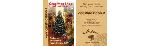 Christmas Shop Alviani Via degli Archi, 18 Sorrento